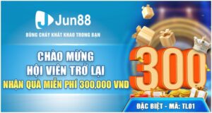 mừng hội viên trở lại nhận ngay 300k tiền cược